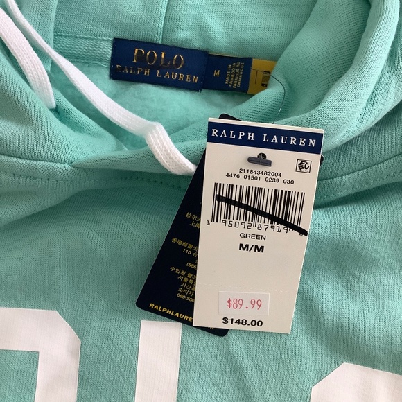 New Polo Ralph Lauren Green Sweater Size S & M